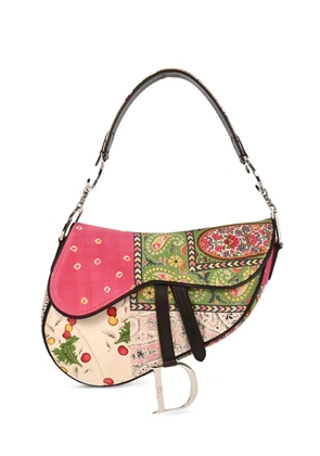 Christian Dior Pre-Owned 2003 Saddle patchwork shoulder bag - Neutrals