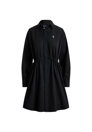 Polo Ralph Lauren long-sleeve cotton mini dress - Black