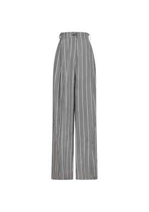 BATAKOVIC Belgrade striped-pattern trousers - Grey