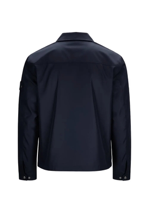 Stone Island logo-patch overshirt - Blue