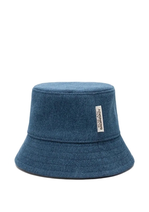 Ruslan Baginskiy logo-patch bucket hat - Blue