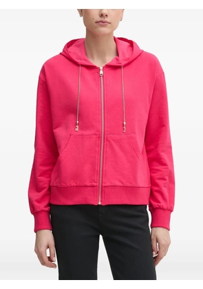 Gaudi chain-detail zip-up hoodie - Pink