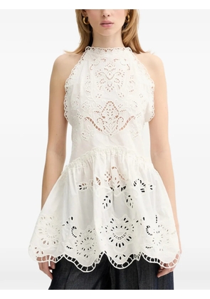 FARM Rio embroidered blouse - White