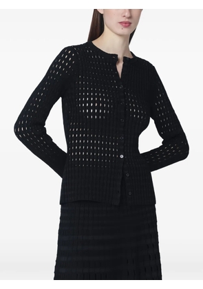 Simkhai Mabel open-knit cardigan - Black