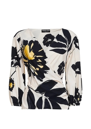 CHIARA BONI La Petite Robe floral-print blouse - Neutrals