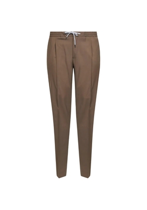 PT Torino drawstring trousers - Brown