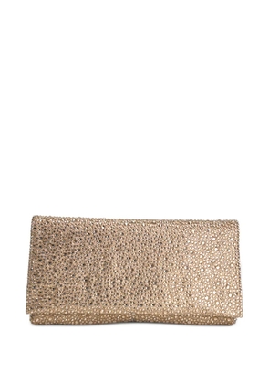 TWENTY FOURHAITCH crystal-embellished clutch bag - Gold
