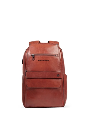 PIQUADRO Solm leather backpack - Brown