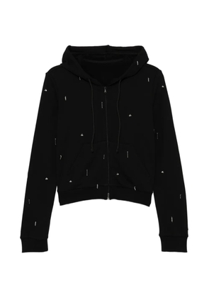 JNBY pin-embroidered hoodie - Black