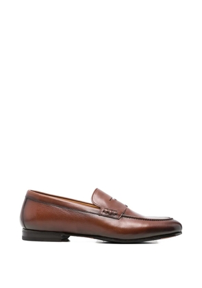 CALCE penny strap loafers - Brown
