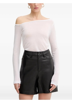 PINKO semi-sheer T-shirt - White