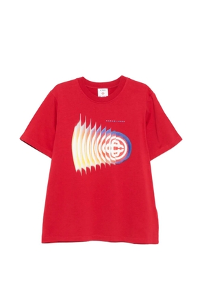 Casablanca Shockwave cotton T-shirt - Red