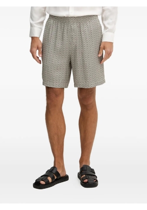 Armani Exchange patterned elasticated shorts - Neutrals