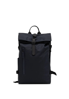Rains large Rolltop buckled backpack - Blue