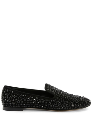 Giuseppe Zanotti Evangelie studded loafers - Black