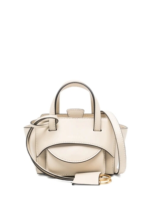 HIDESINS Flap XS Premiere top handle leather tote bag - Neutrals