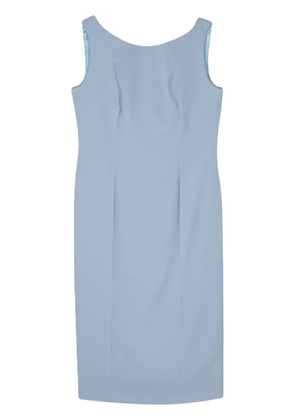 Fely Campo bow-detailed midi dress - Blue