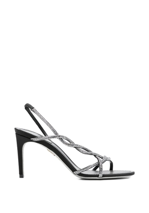 René Caovilla open-toe strap sandals - Black