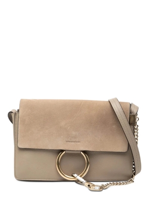 Chloé Pre-Owned 2016 Small Suede and Calfskin Faye crossbody bag - Brown