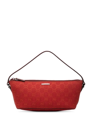 Gucci Pre-Owned 2000-2015 GG Canvas Boat shoulder bag - Red