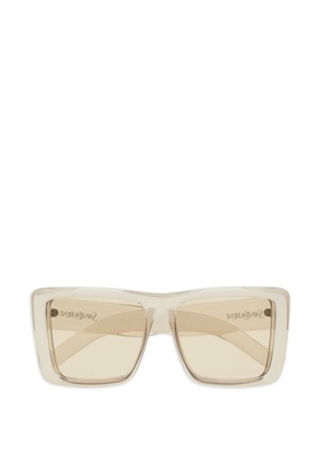 Saint Laurent Eyewear square-frame sunglasses - Neutrals