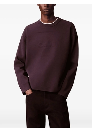 Calvin Klein crew-neck sweatshirt - Purple