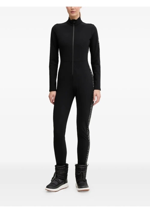 NEWLAND zip leopard jumpsuit - Black