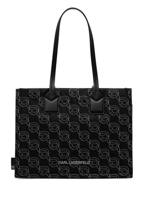 Karl Lagerfeld medium Ikon tote bag - Black