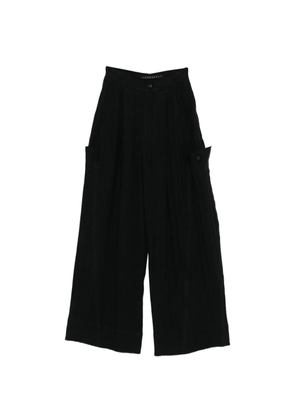 YEHUAFAN pocket trousers - Black