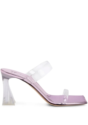 Giuseppe Zanotti 85mm Flaminia Plexi sandals - Pink