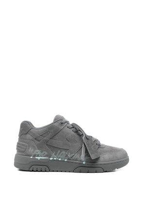 Off-White Out Of Office suede sneakers - Grey