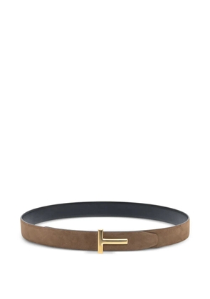 TOM FORD suede belt - Brown