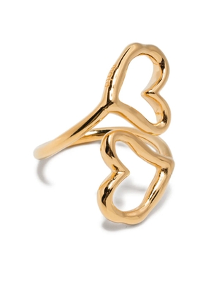Maje double-heart ring - Gold