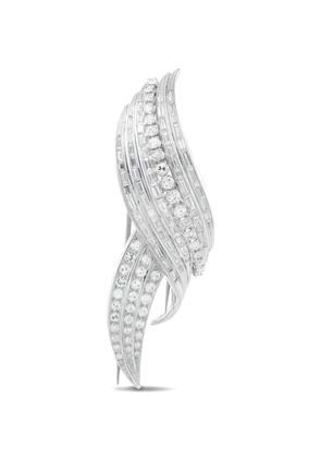 LB Exclusive diamond embellished brooch - Silver