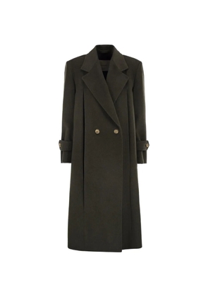 Weekend Max Mara lapel wool coat - Green