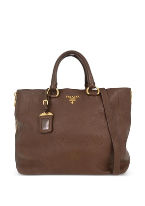 Prada Pre-Owned 1990s leather tote bag - Brown