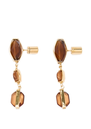 Jil Sander drop earrings - Gold