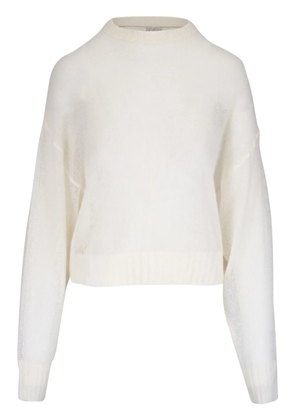 Brunello Cucinelli drop-shoulder jumper - White