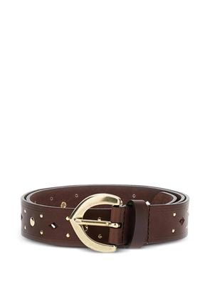 Bax Lab leather buckle belt - Brown