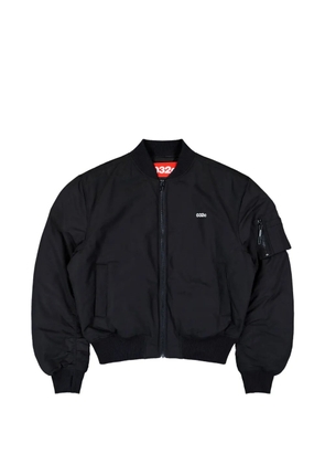 032c zip-up bomber jacket - Black
