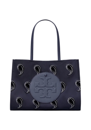 Tory Burch small Ella printed small tote bag - Blue