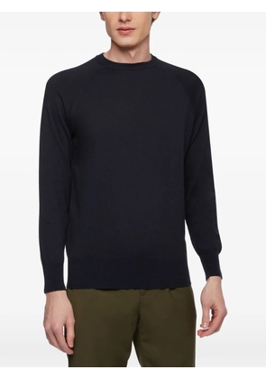 Brooks Brothers ribbed-trims sweater - Blue