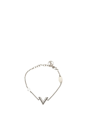 Louis Vuitton Pre-Owned 2023 Silver Plated Essential V Supple Bracelet costume bracelet