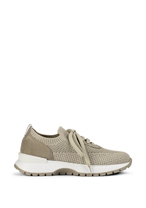 Doucal's suede nesh sneakers - Neutrals