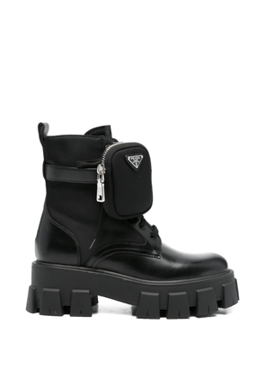 Prada Pre-Owned Monolith combat boots - Black