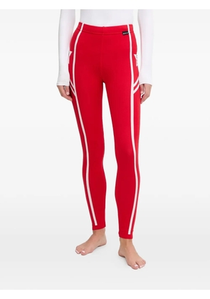 NEWLAND star stripe leggings - Red