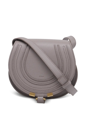 Chloé Vintage Marcie grained-leather shoulder bag - Grey