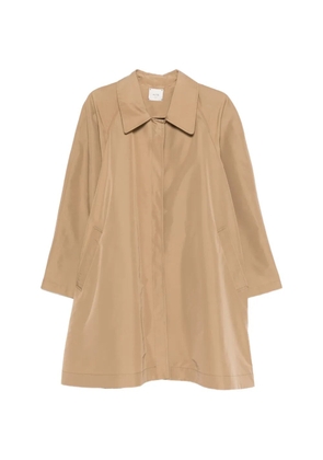 Alysi single-breasted trench - Brown