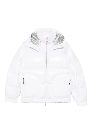 Casablanca hooded padded jacket - White