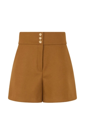 Valentino Garavani buttoned tailored shorts - Brown
